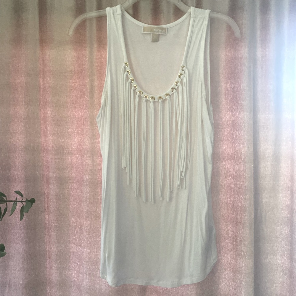 White Michael Kort top